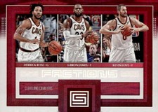 2017-18 Panini Status #8 Derrick Rose / Kevin Love / LeBron James Factions