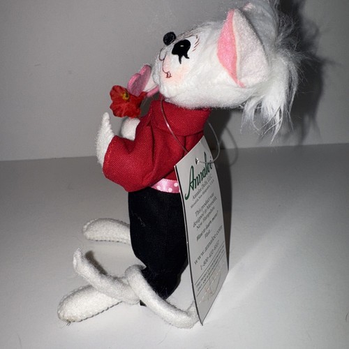 Annalee Doll - 6" Sweetheart Boy Mouse - Hearts- Valentines Day - Imagen 3 de 6