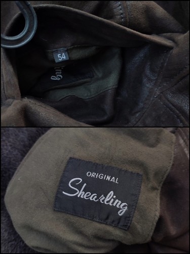 Gimos Men's Brown Shearling Coat IT 54 / XL Gimo's - Picture 13 of 24