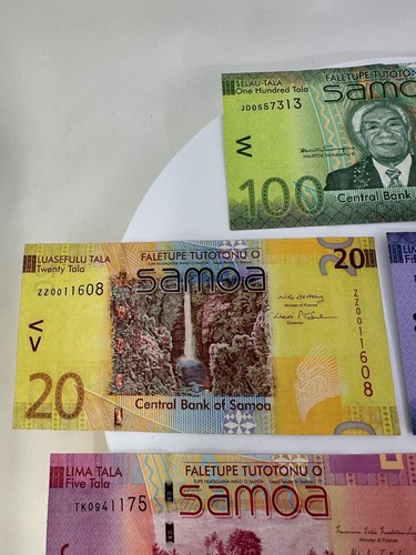 Lotto 185 Samoa Tala 100,50,20,10,5 - Foto 4 di 7
