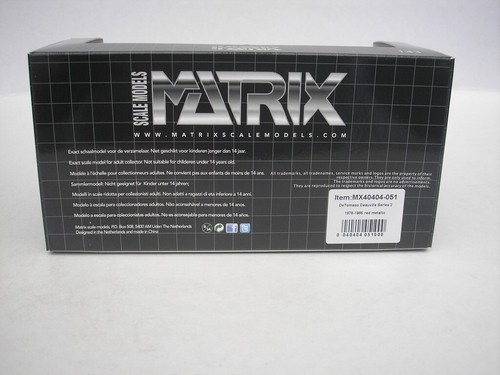DETOMASO DEAUVILLE SERIES 2 1978 - 1985 RED METALLIC 1/43 MATRIX MX40404-051 NEW - Picture 7 of 7
