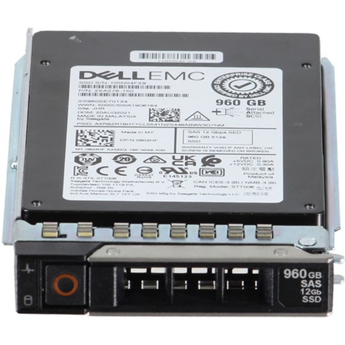603HF 0603HF Dell EMC 960GB 12Gbps SAS RI eTLC 2.5'' SSD 14/15/16G KIT - Picture 3 of 9