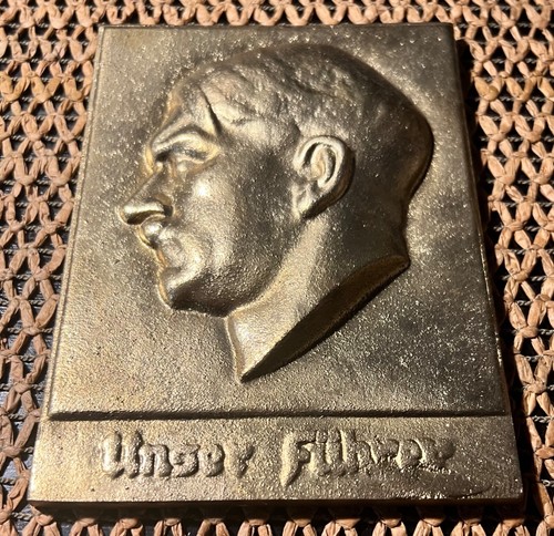 Adolf Hitler plaque table medal Germany - Picture 4 of 9