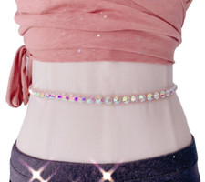 New Luxury Diamond Rhinestones Belly Dance Waist Chain Belt
