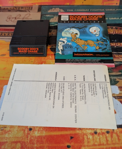 Scooby Doo´s Maze Chase (Mattel 1981) (Modul, Manual, Box) Classic 16-bit CIB - Imagen 3 de 3
