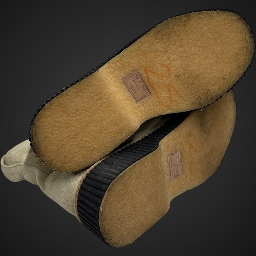 rag & bone New York Sloan Suede Boots Beige Black Sole Size 38 - Picture 7 of 8