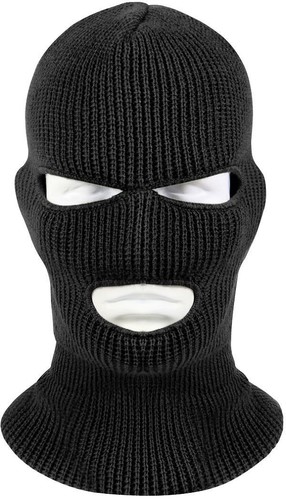 Máscara facial táctica de tres orificios máscara de esquí militar acrílico pasamontañas hecha en EE. UU. - Imagen 11 de 42