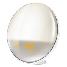 Lámpara Muvit iO RGB Luz Ambiente y Despertador con Radio FM Usada