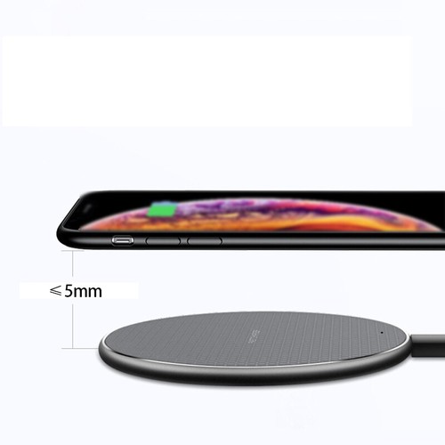 10/15W Wireless Phone Fast Charger Aluminum Alloy Charging Dock Pad Non-slip - Picture 14 of 23