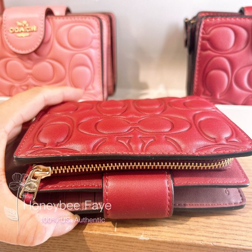 NWT Coach Medium Corner Zip Wallet in Signature leather CM241/CZ341 - Picture 5 of 69