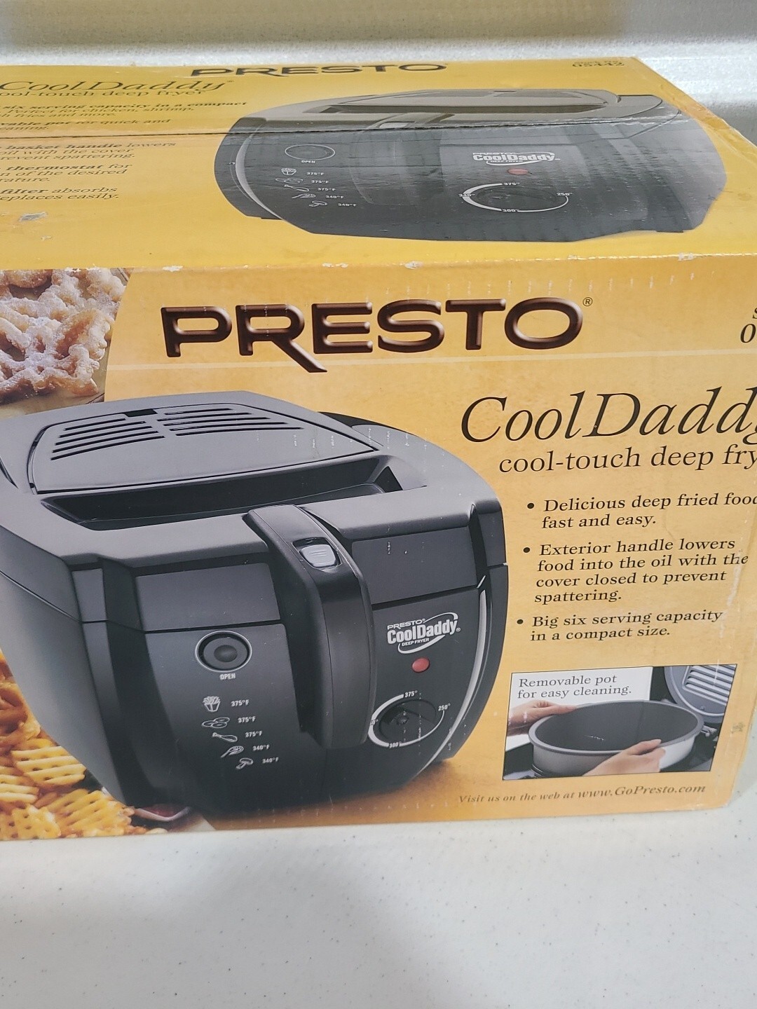 Presto CoolDaddy 05442 Deep Fryer Black CoolTouch 75741054421 eBay