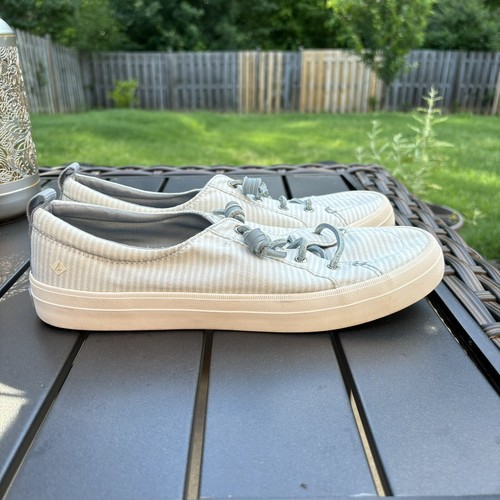 Sperry Top Sider Women's Crest Vibe Blue/White Sneakers STS86646 US 12 - Picture 2 of 11