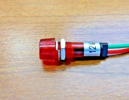 6 BBT 12 volt Waterproof Bright Red LED Hi-Profile Indicator Lights - Picture 3 of 6
