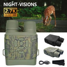 10X Digital Zoom Night Vision Goggles 2.7K Rechargeable Binoculars For Hunting