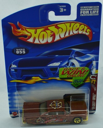 2002 Hot Wheels '59 Chevy Impala #055 55 Bronze g5sp Wild Frontier Series #1/4 - Picture 4 of 11