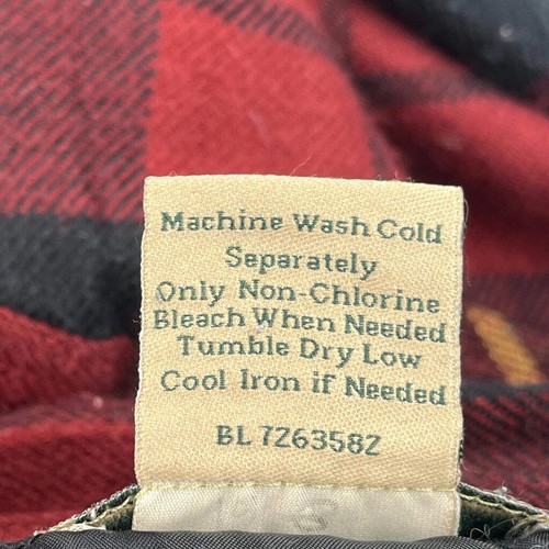 Scandia Woods Checked Flannel Shirt - Medium Red Acrylic - Picture 4 of 8