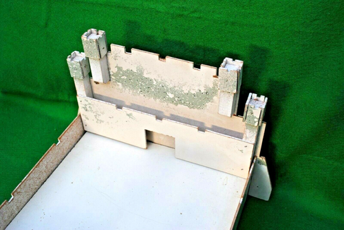 Old Vintage WOODEN CASTLE w/ DRAWBRIDGE Ideal For LEGO & KNIGHTS of The SWORD - Picture 7 of 10