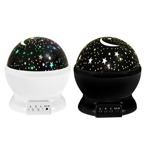 Starry Projector Night Light Rotating Sky Moon Projection Lamp Galaxy Night Lamp - Picture 8 of 18