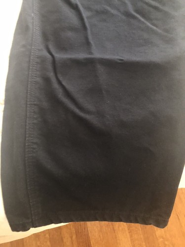 Carhartt Jeans B11 Black Carpenter Men's Size 44x30 Canvass Perfect Condition - Picture 5 of 9