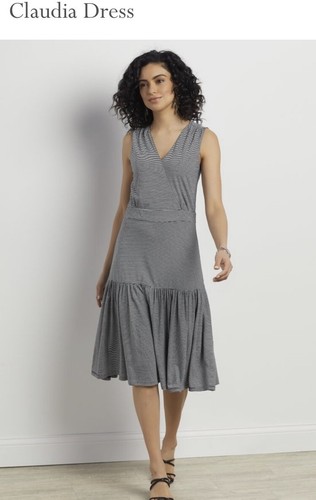 Kleid mit weicher Umrandung 2X Damen Claudia Faux Wickeloptik limettengrün Midi Rüschensaum BB - Bild 2 von 8