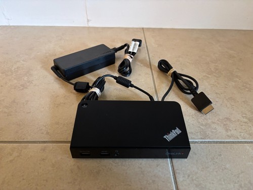 Lenovo 40A4 ThinkPad OneLink+ Docking Station Dock DU9047S1 3A02890 testato funzionante