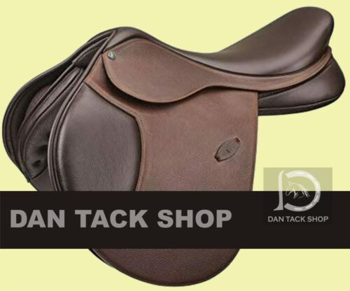 Close Contact English Jumping Horse Riding Leather Saddle - Afbeelding 1 van 3