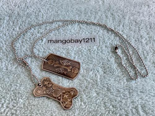 Vivienne Westwood Metal Gray Dog Tag Pendant Necklace - Picture 3 of 3