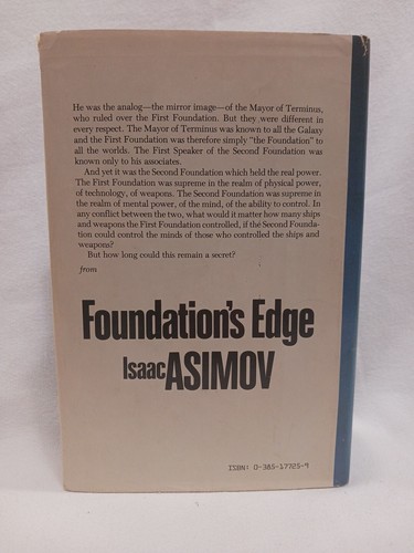 Foundation's Edge Isaac Asimov 1982 First Edition 1st Printing HC (It's Not BCE) - Picture 2 of 24