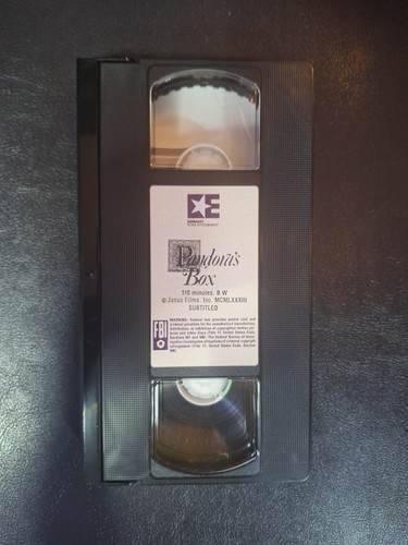 Pandora's Box- VHS- Black & White -Silent Subtitles -Embasy International Coll. - Picture 6 of 7