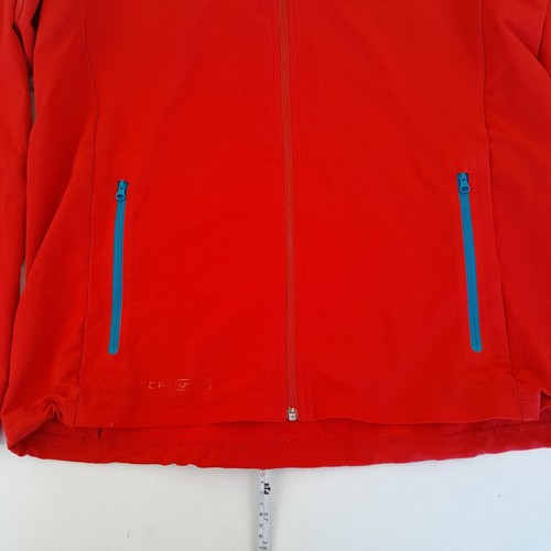 K-WAY Soft Shell Jacket Large Red Mens Coat Full Zip Long Sleeve - Picture 3 of 10
