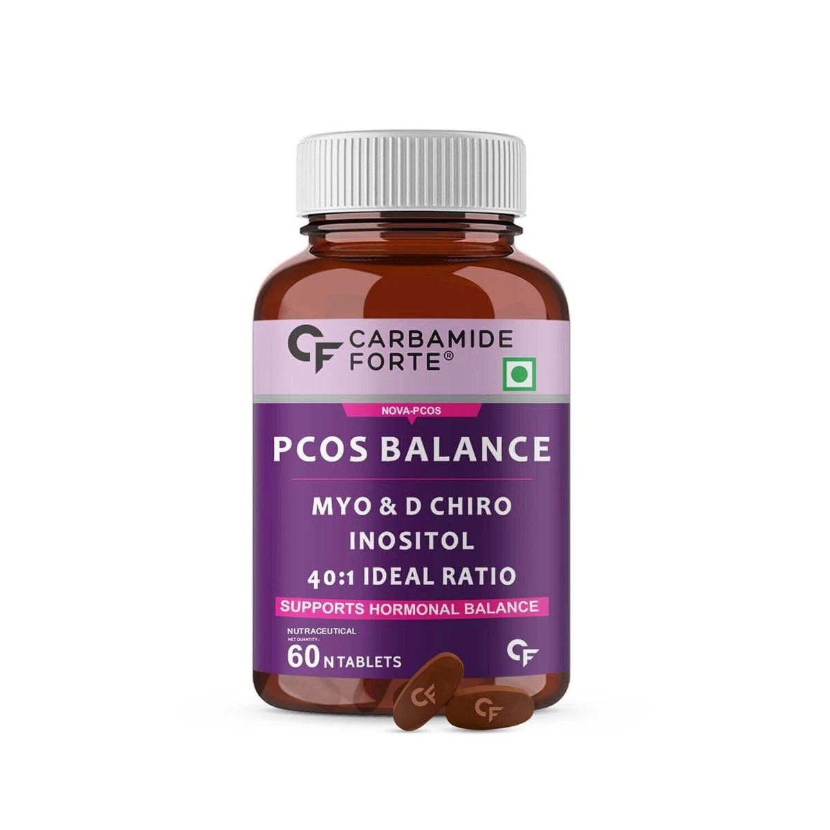 Myo Inositol D Chiro Inositol 40:1 PCOS Supplement - 40:1 Ratio 2000mg Myo-Inositol to 50mg D-Chiro-Inositol-60caps | eBay