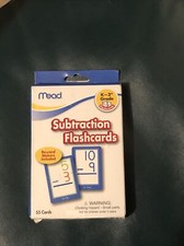 Mead Subtraction Flashcards Homeschool K-3rd Homeschool