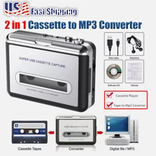 Portable Cassette Player Converter Recorder Convert Tapes to Digital MP3 Format