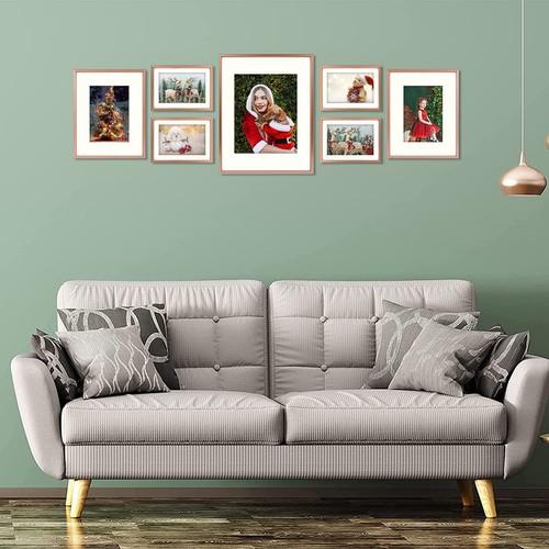 5x7 8x10 11x14 Aluminium Bilderrahmen Galerie Wand Set Fotos Wohndeko - Bild 18 von 33