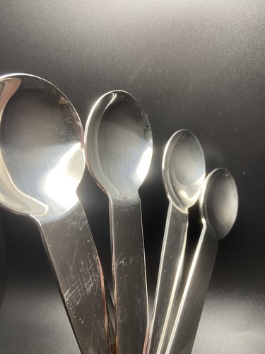 4 cucharas de sopa Sergio Asti ICM Lauffer Italia patrón Boca 7" - Imagen 8 de 19