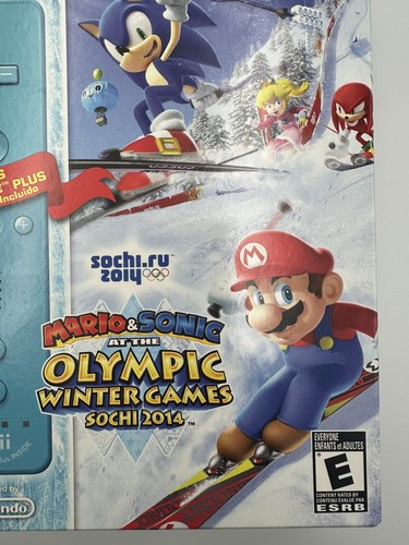 NEW Mario & Sonic at the Sochi 2014 Olympic Games (Nintendo Wii U 2013) w Remote - Picture 10 of 11