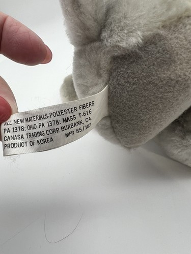 Vintage 1980s Disney 9” Plush Toy DUMBO Disneyland Stuffed Animal Made In Korea - Picture 7 of 10