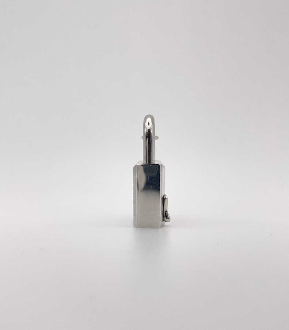 HERMES Padlock 1998 ANNEE ARBRE Theme – Tree – Silver Bag