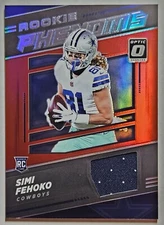 2021 Panini Donruss Optic Rookie Phenoms PATCH Red PRIZM #RP-42 Simi Fehoko