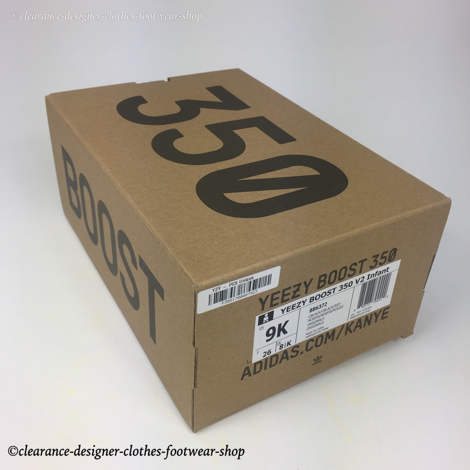 yeezy 350 rouge et noir