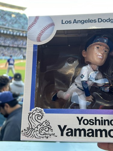 ⚾️ 🇯🇵⚾️Yoshinobu Yamamoto LA Dodgers Bobblehead 6-13-24 SGA World Series - Bild 7 von 7