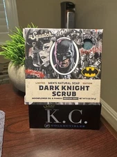 Dr. Squatch Dark Knight Scrub Batman Limited Edition Soap - BRAND NEW 🧼