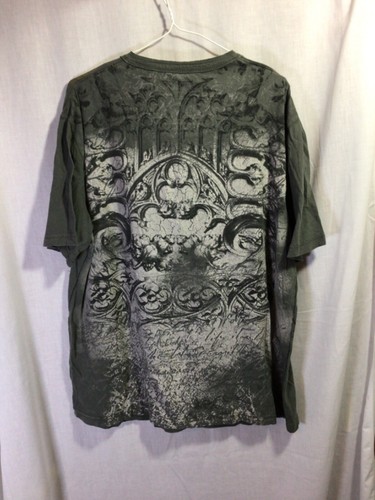 Modern Culture Khaki Green 2XL Cotton Henley Collar T Shirt T17 - Picture 4 of 4