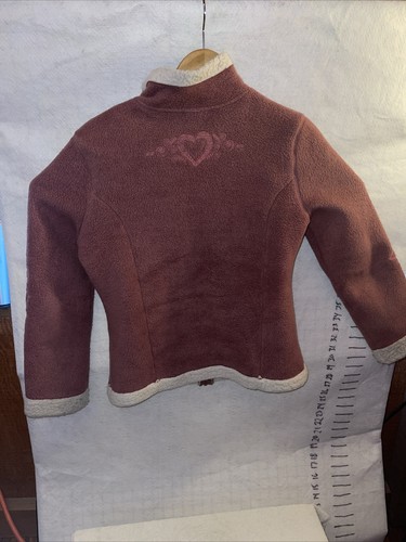 Disneyland Resort Sweatshirt Sherpa Fleece Pink Womens Medium Embroidered - Picture 8 of 8