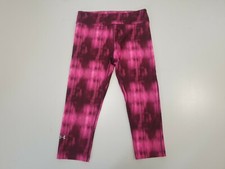 LL468 WOMENS UNDER ARMOUR HEATGEAR COMPRESSION STRETCH 3/4 LEGGINGS UK M W28