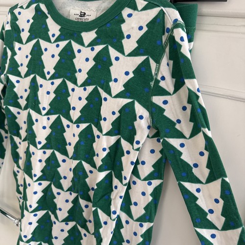 J Crew Crew Cuts Christmas Tree Pajama Set Boys 12 Xl - Picture 2 of 24