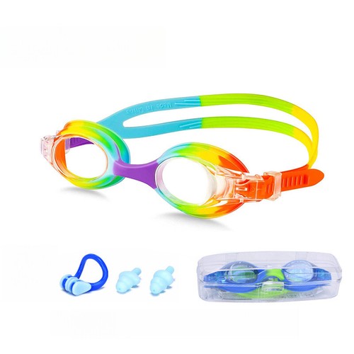 Kids Silicone Anti Fog Swimming Goggles HD Waterproof Diving Glasses UK YK. - Picture 34 of 40