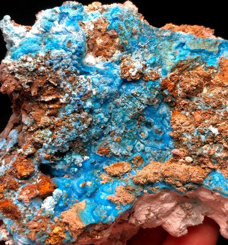 283g 1PCS NATURAL Blue Cyanotrichite CRYSTAL STONE MINERAL Specimen s700 - Picture 3 of 8