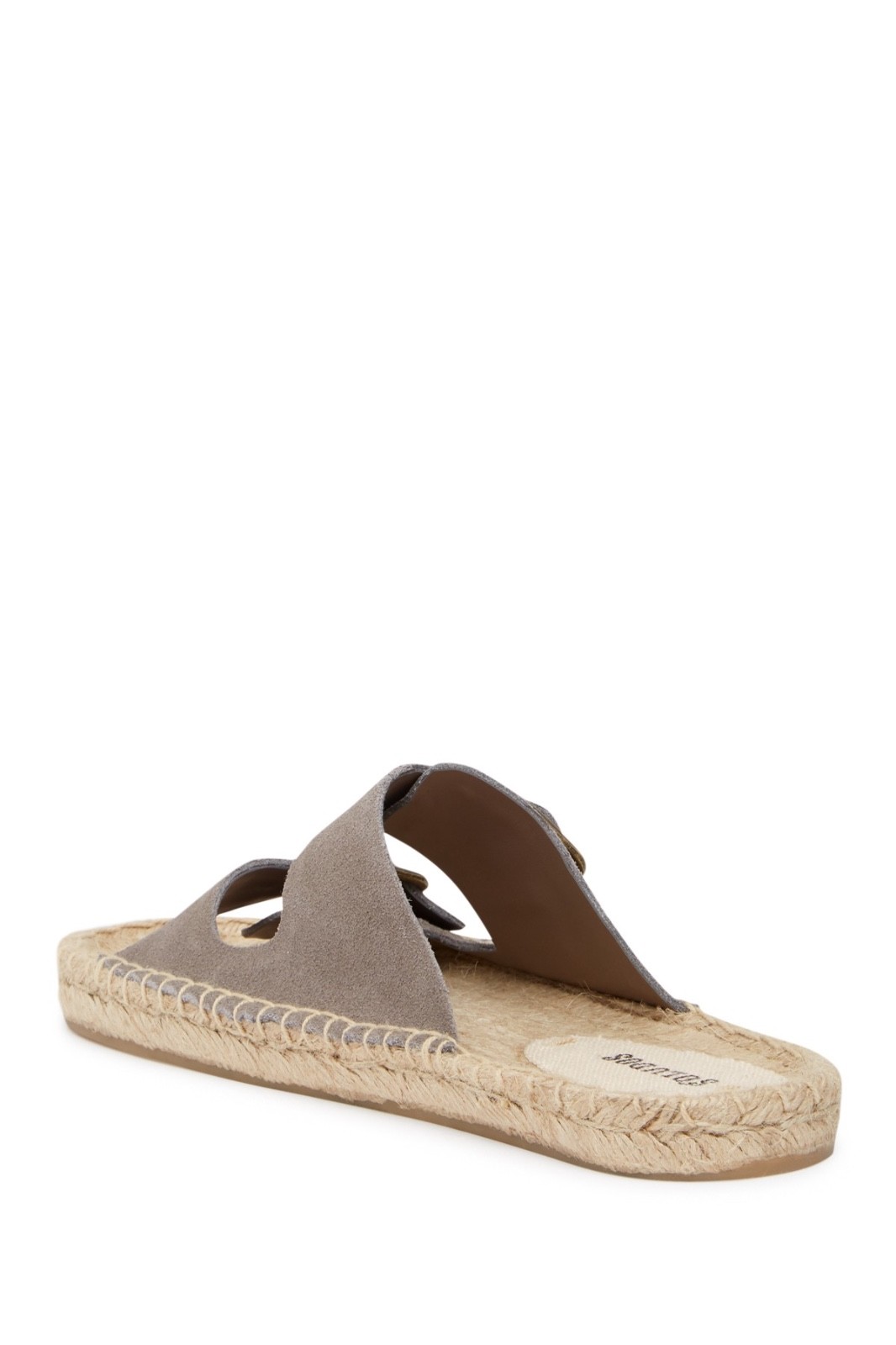 Nuevo gris Talla Soludos Mujer Elba Sandalia Plana Correa Talla gris para Mujer 9.5 doble diapositiva en efdbeb Nuevo gris Talla Soludos Mujer Elba Sandalia Plana Correa Talla gris para Mujer 9.5 doble diapositiva en efdbeb