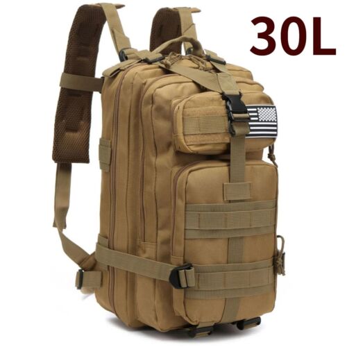 Borsa Sportiva Zaino Palestra Multicolore Poliestere Militare Impermeabile 30-50L Medium - Foto 34 di 41